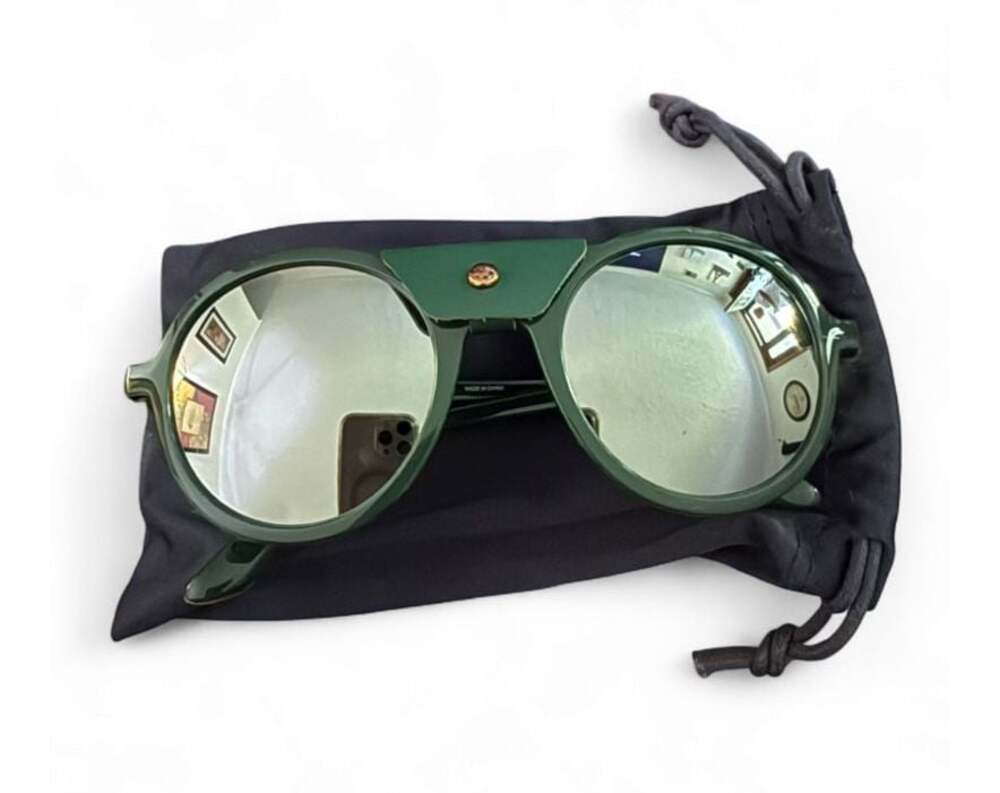 Polo Ralph Lauren PH4215U Glacier Round Sunglasses Green with Side Shields